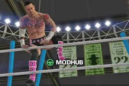Пед Cm Punk | WWE 2K25 для GTA 5 — 3
