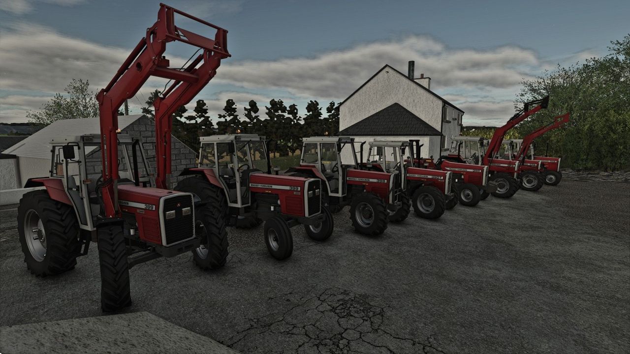 Legendarny Traktor Massey Ferguson 300 Series UK/Europe — Elastyczne Ustawienia dla FS25