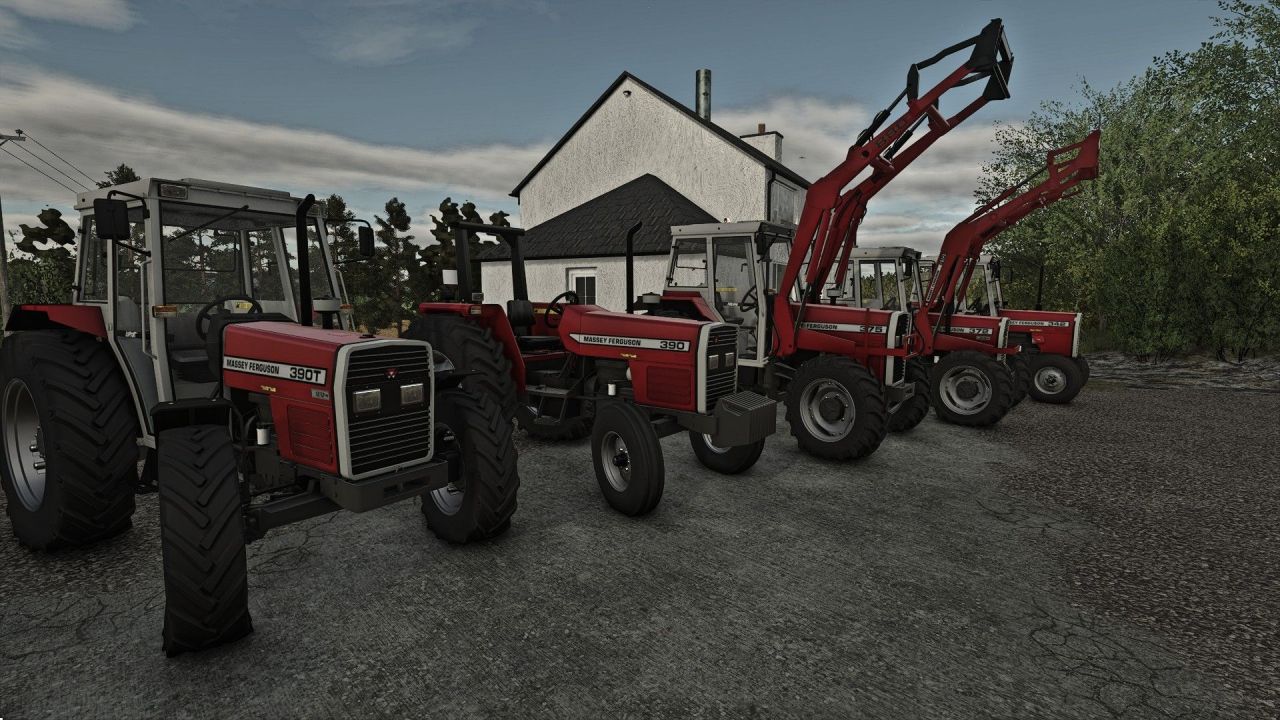 Legendärer Traktor Massey Ferguson 300 Series UK/Europa — Flexible Einstellungen für FS25 - Screenshots