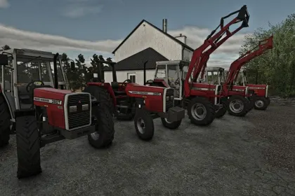 Легендарний Трактор Massey Ferguson 300 Series UK/Europe — Гнучкі Налаштування для FS25 — 2
