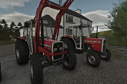 Легендарний Трактор Massey Ferguson 300 Series UK/Europe — Гнучкі Налаштування для FS25 — 3