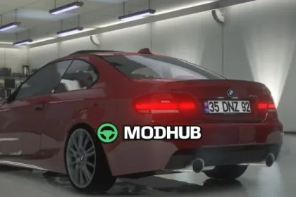BMW 320D E92 #35DNZ92 для GTA 5 — 2