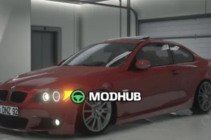 BMW 320D E92 #35DNZ92 для GTA 5 — 3