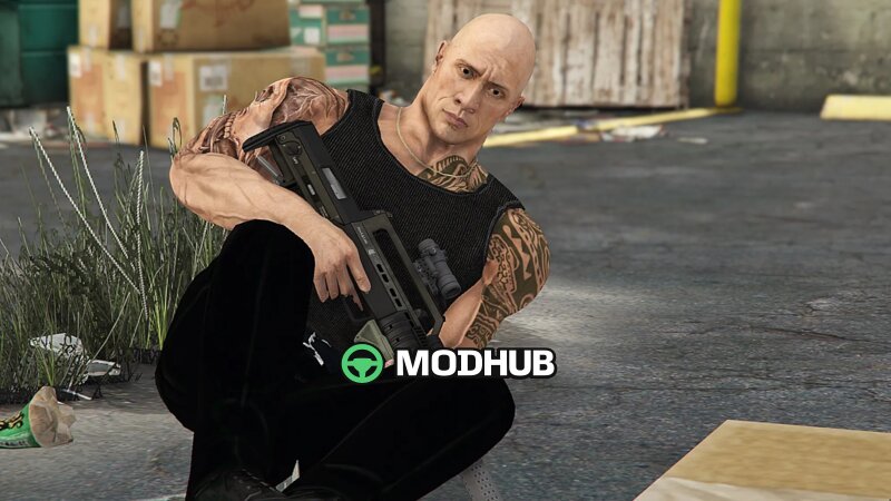 Пед Dwayne Johnson[Add-On Ped] для GTA 5