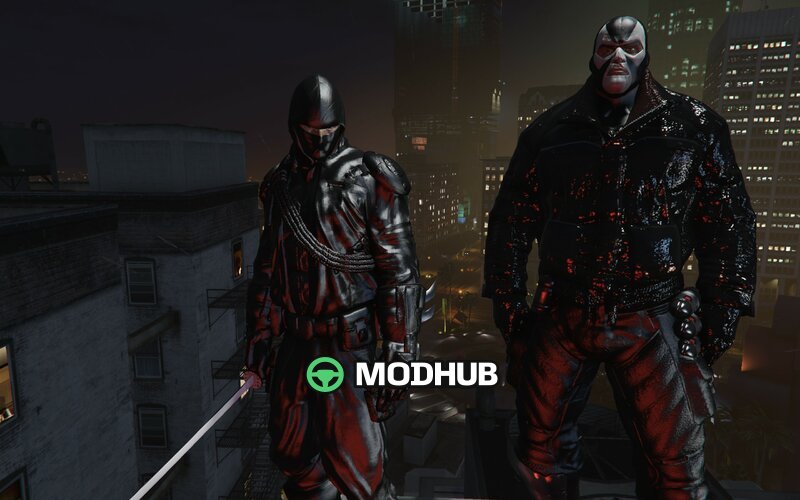 Бронепод BRUCE WAYNE + BANE YEAR 1 для GTA 5