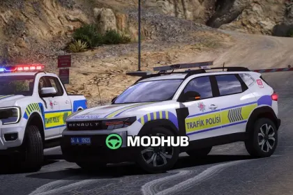 Renault Duster Trafi̇k VE Jandarma для GTA 5 — 2