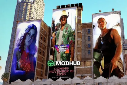 Downtown Advertising Billboard for GTA 5