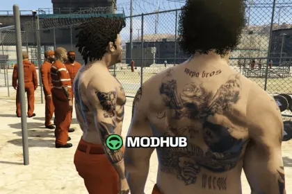 WEPA BROS.DELUXE (Addon Ped) для GTA 5 — 4