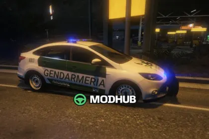 Седан Ford Focus 2014 Gendarmería Nacional Argentina для GTA 5