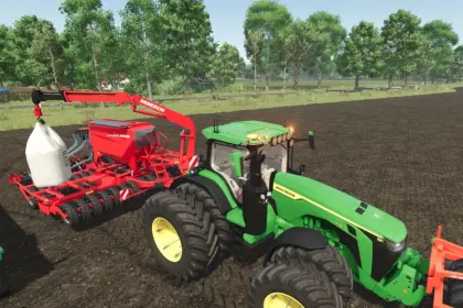 Efficient Seeder Horsch Pronto with Crane for Farming Simulator 25