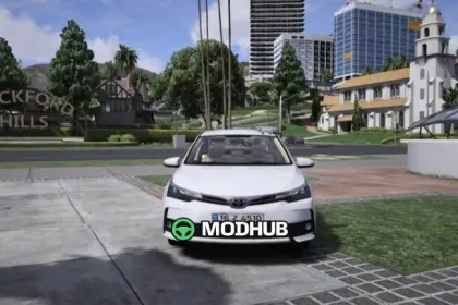 Поліцейський Toyota Corolla Türk Sivil Polis [ELS] для GTA 5