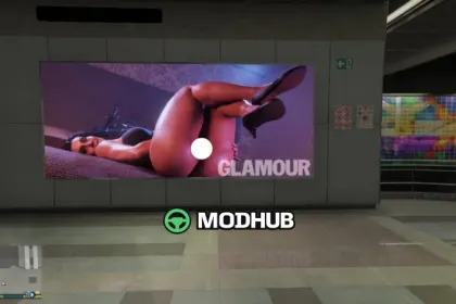 NSFW Poster Mod for GTA 5 — Subway Billboard