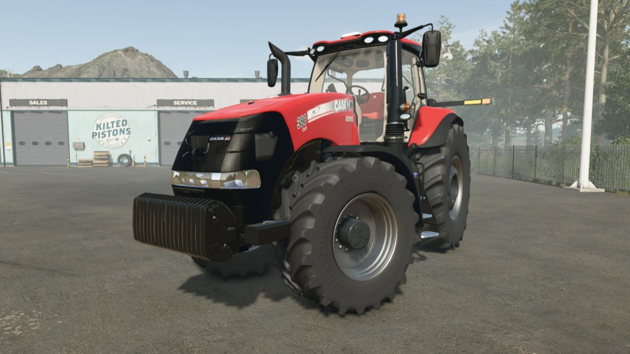 Mocny Traktor Case IH Magnum 2018 Series do Farming Simulator 25 — Maksimum Ciągu i Ustawień