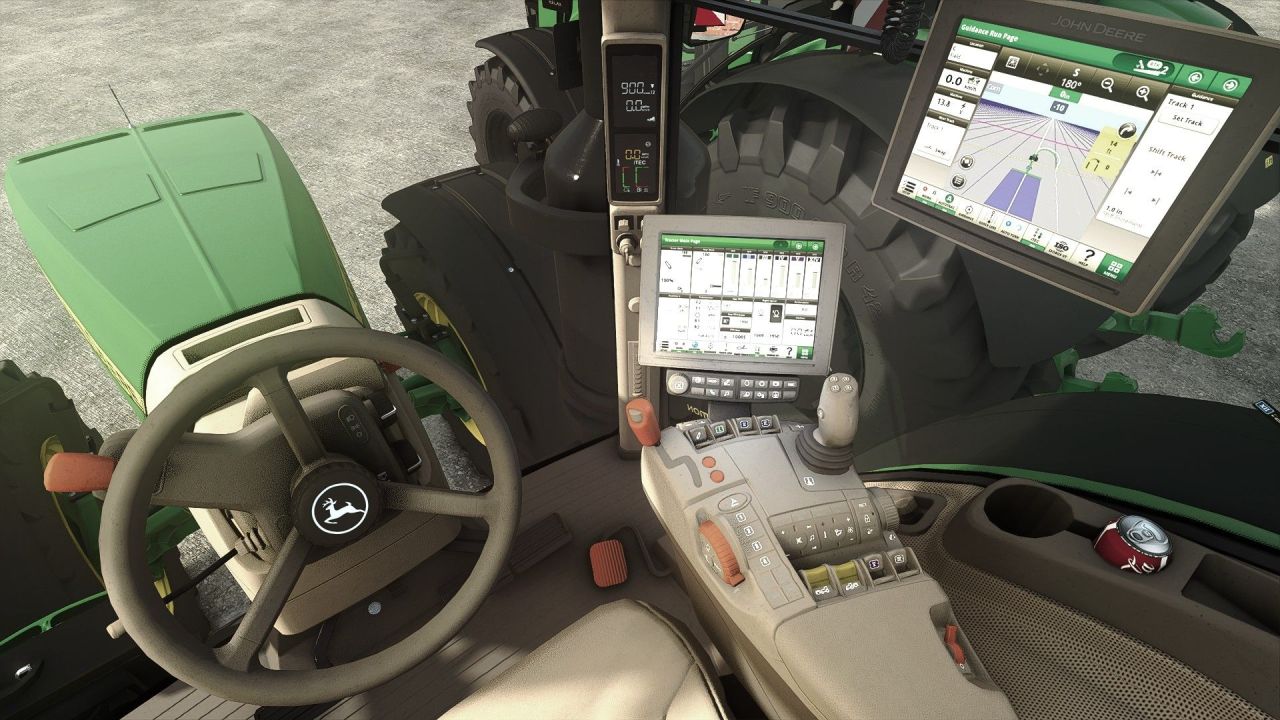 Leistungsstarker Traktor John Deere 8R Series für Farming Simulator 25 – 450 PS und eine Menge Einstellungen