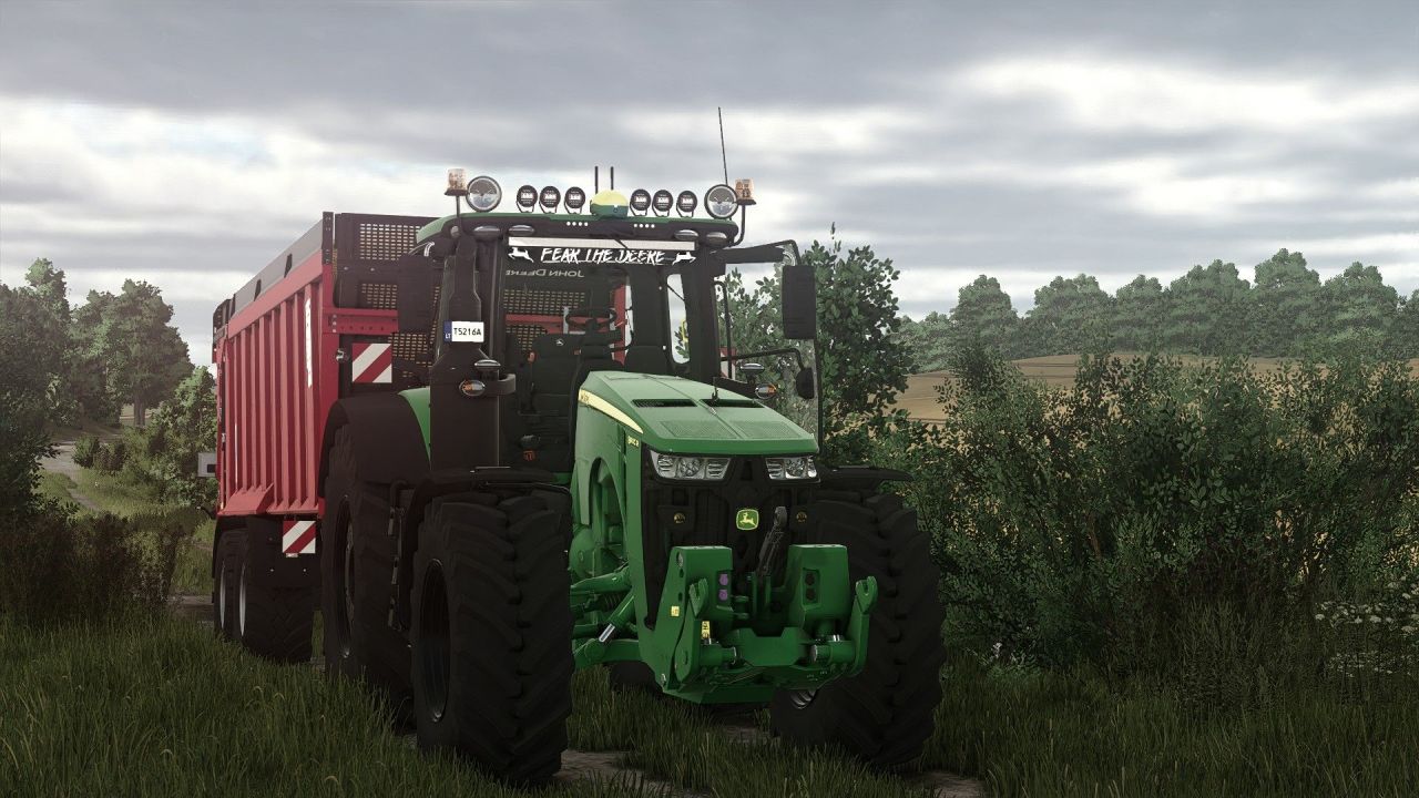 Mocny Traktor John Deere 8R Series Edit do Farming Simulator 25 — Maksimum Ustawień