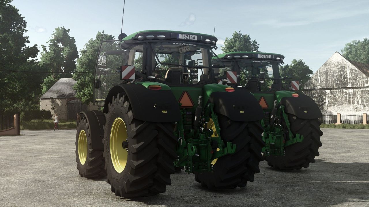 Leistungsstarker Traktor John Deere 8R Series Edit für Farming Simulator 25 — Maximale Einstellungen