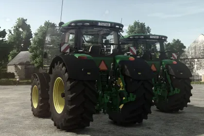 Leistungsstarker Traktor John Deere 8R Series Edit für Farming Simulator 25 — Maximale Einstellungen — 3