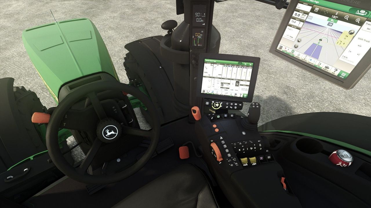 Leistungsstarker Traktor John Deere 8R Series Edit für Farming Simulator 25 — Maximale Einstellungen