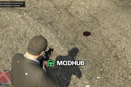 GunShot Wound 2 для GTA 5 — 3