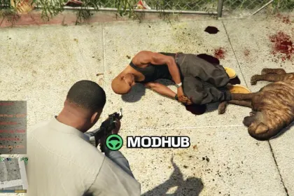 GunShot Wound 2 для GTA 5 — 5