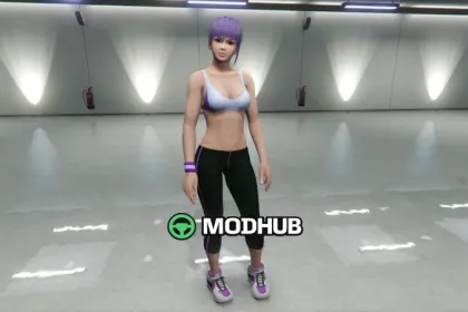 Костюм для тренувань Ayane DOA6 для GTA 5
