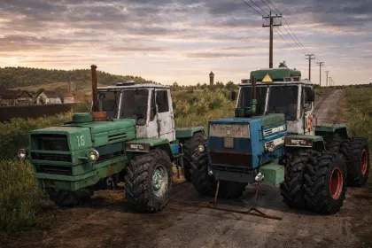 Мод на трактори ХТЗ T-150K для Фермер Симулятор 25