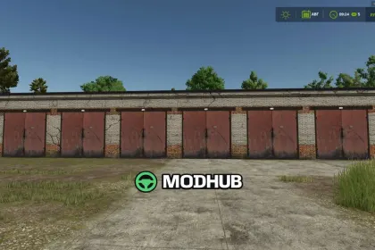 Мод на Легендарний Цегляний Гараж Brick Old Garage для FS25 — 1