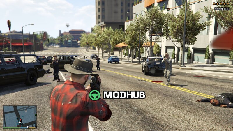 Мод LCPP More Spawns Female Cops & Army для GTA 5