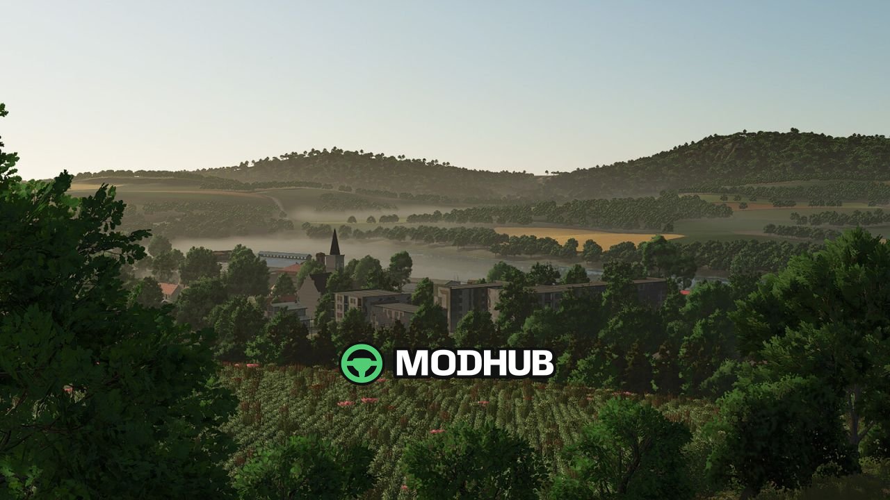 New Map Mod The Peasant Valley — Atmospheric French Valley for FS25