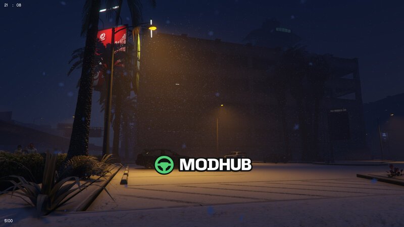 Реалістичні снігопади для GTA 5