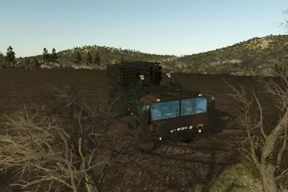 Мод MAN 8x8 Air Defense and Ballistic Missile System для Farming Simulator 25