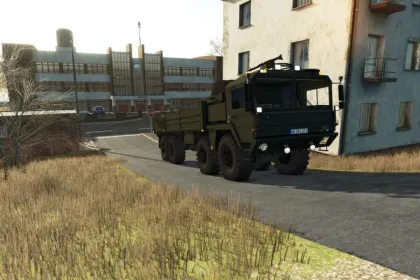 Міський вантажний MAN 8x8 Utility Truck для Farming Simulator 25