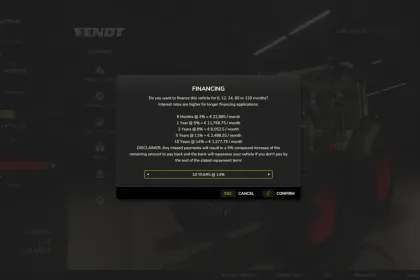 Фінансування для Farming Simulator 25