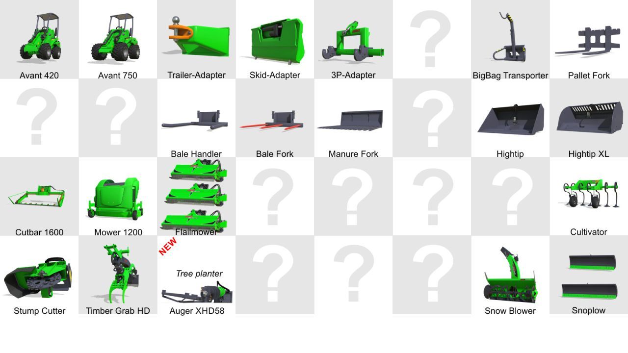 Legendäres AVANT-Series Laderpaket (420/750) — Maximale Funktionen in Farming Simulator 25