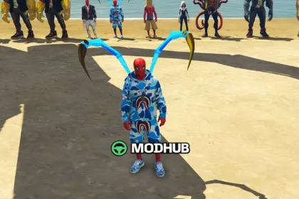 Скіни Spiderman Rizz для GTA 5