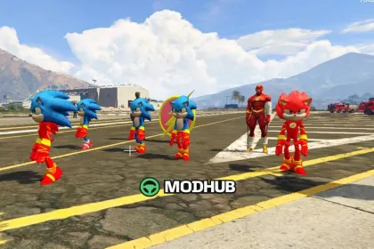 Sonic Flash для GTA 5 — 2