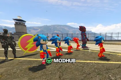 Sonic Flash для GTA 5 — 3