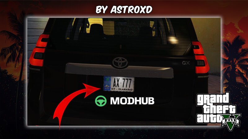 Pakistani Number Plates for GTA 5