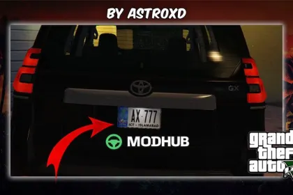 Pakistani Number Plates for GTA 5 — 2