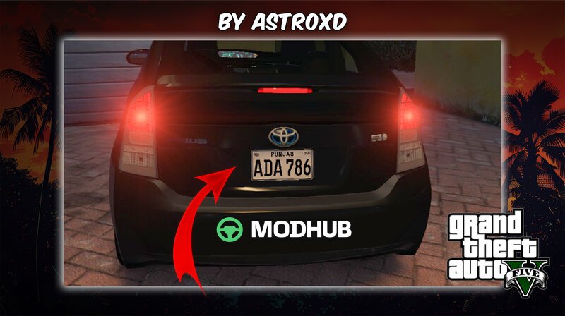 Pakistani Number Plates for GTA 5
