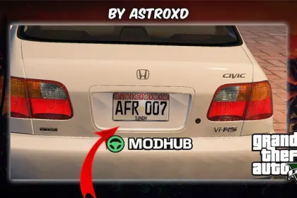 Pakistani Number Plates for GTA 5 — 5