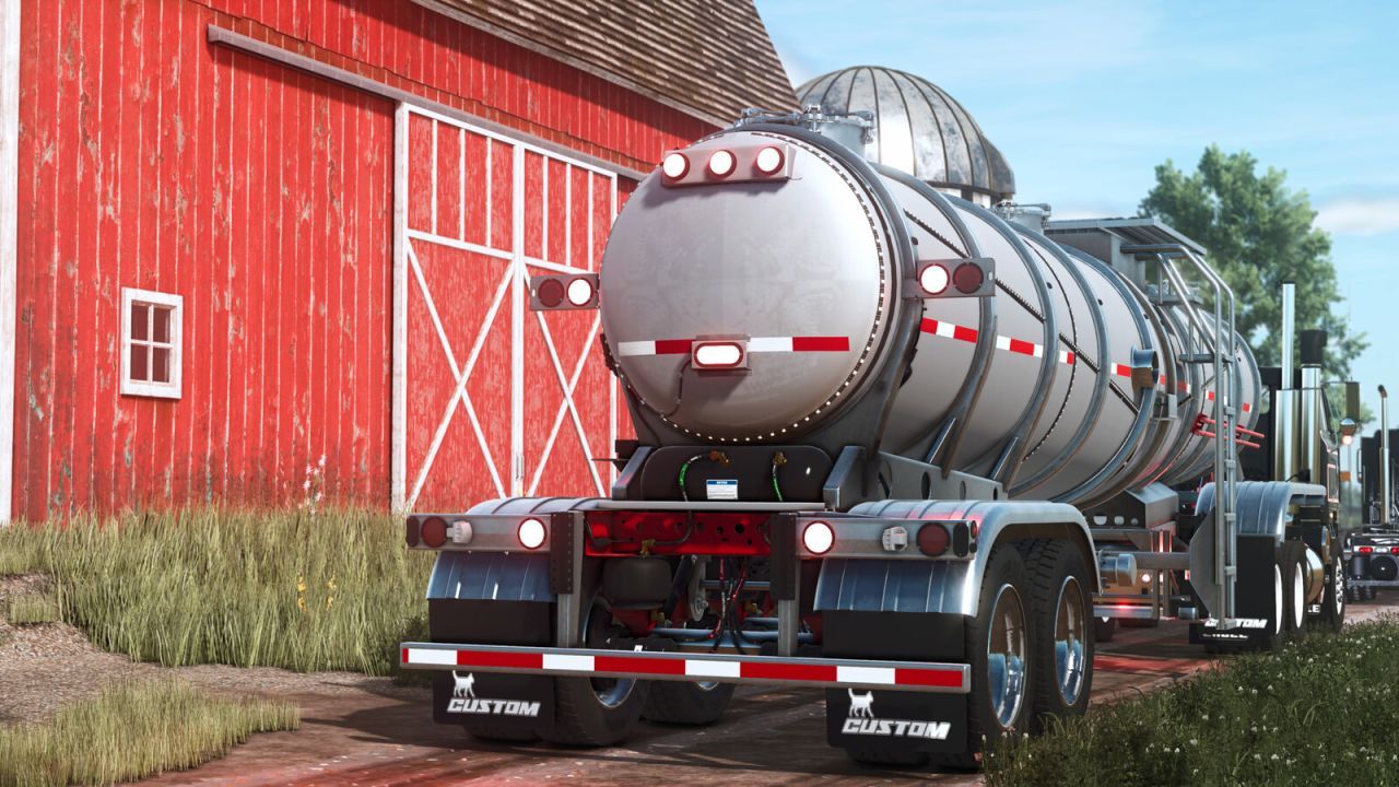 Efficient Stainless Steel Lizard 7700 Boss Tanker (7700 gal) for Manure in Farming Simulator 25