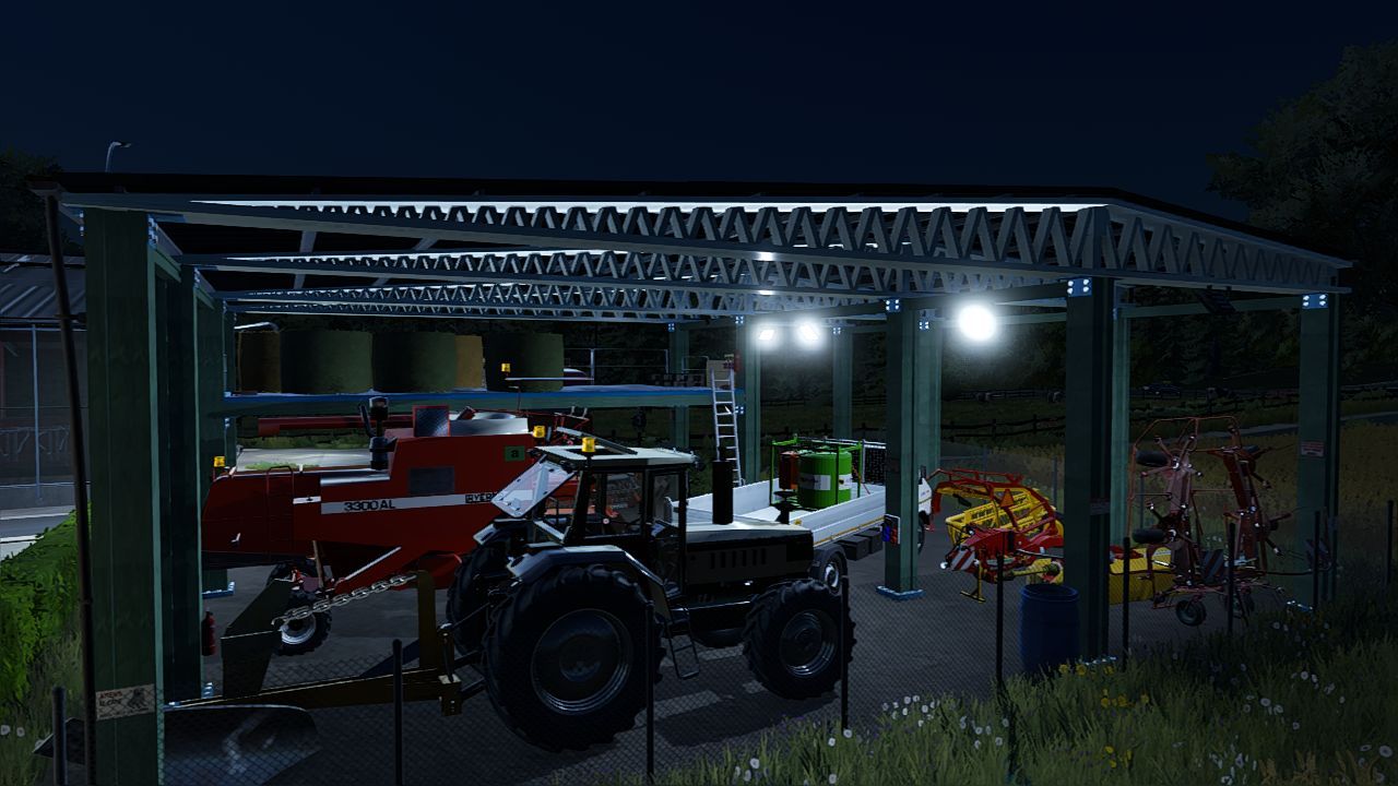 Стара італійська залізна будівля-ангара для Farming Simulator 22