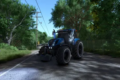New Holland T7 Escobar mod for Farming Simulator 25
