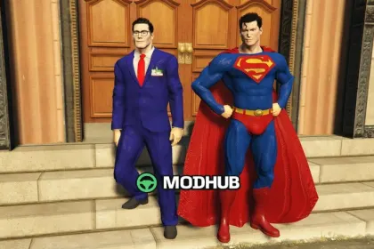 Скін Superman Kent Deluxe V7 для GTA 5