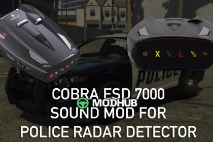 Cobra ESD 7000 Police Radar Detector for GTA 5