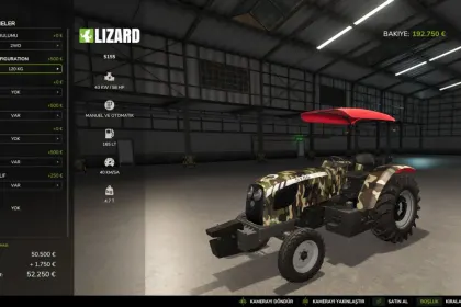 Трактор Tumosan 5155 для Farming Simulator 25