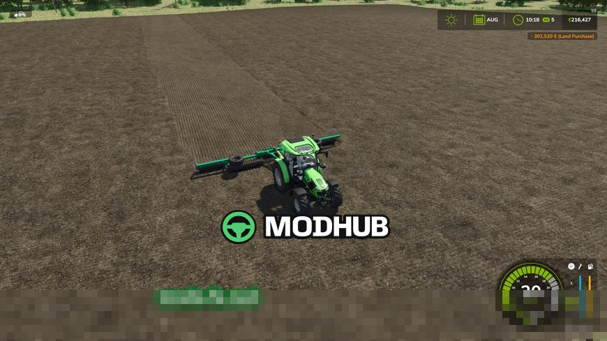 Мод на Катки KKZ 6 — 9.2 для Фермер Симулятор 25