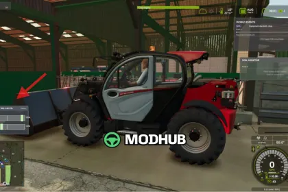 Інструмент Loader Control Overlay V1.0.1 для FS25