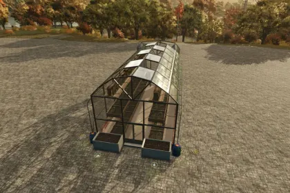 Ефективна Велика Теплиця Universal Large Greenhouse з Медовим Виробництвом для FS25 — 1